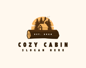 Wood Forest Cabin logo