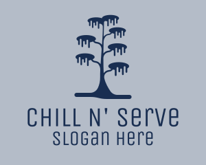 Frozen Winter Tree logo
