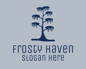 Frozen Winter Tree logo