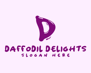 Liquid Soda Letter D logo design