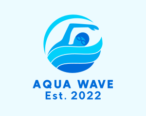 Swimming Sporting Event logo