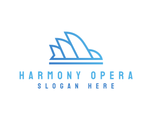 Sydney Opera Trip  logo design
