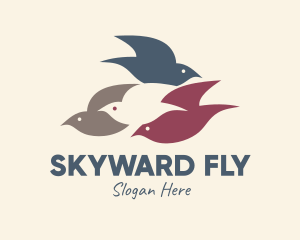 Flying Bird Flock logo