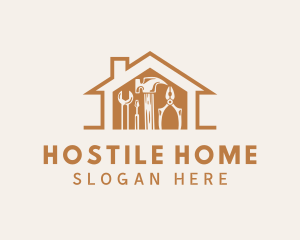 Home Construction Tools logo design