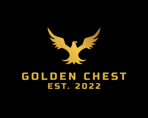 Golden Eagle Wings logo design