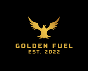 Golden Eagle Wings logo design