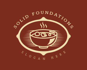 Hot Food Bowl Restaurant Logo