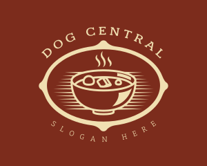 Hot Food Bowl Restaurant logo design