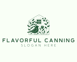 Garden Home Bird logo design