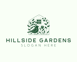 Garden Home Bird logo design