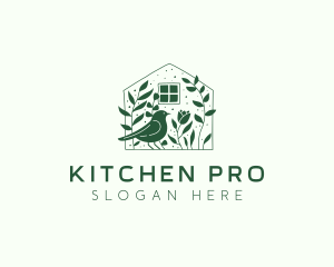 Garden Home Bird logo design