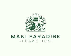 Garden Home Bird logo design