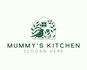 Garden Home Bird logo design