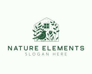 Garden Home Bird logo design