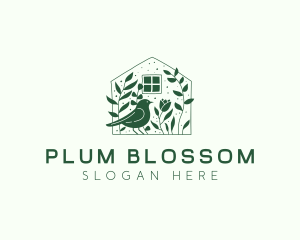 Garden Home Bird logo design