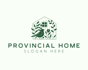 Garden Home Bird logo design