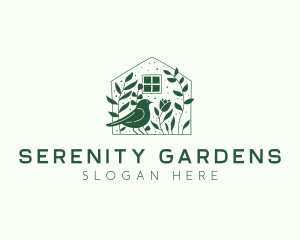 Garden Home Bird logo design