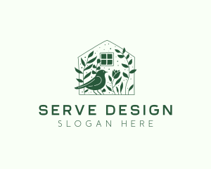 Garden Home Bird logo design