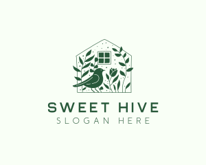 Garden Home Bird logo design