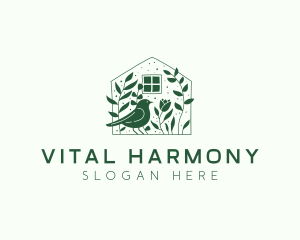 Garden Home Bird logo design