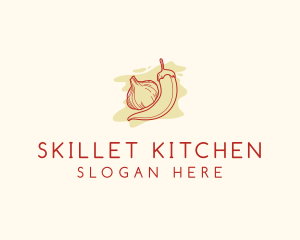 Chili Garlic Flavoring  logo design