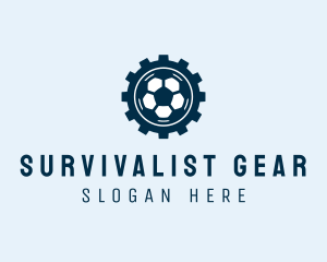 Soccer Ball Gear  logo design