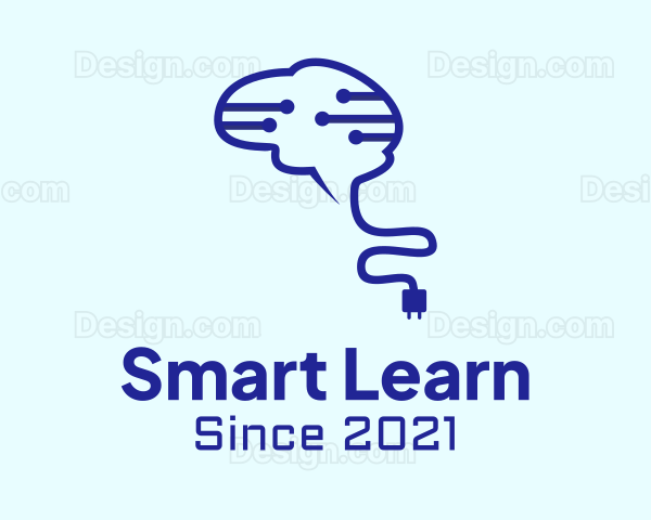Digital Electronics Brain Logo