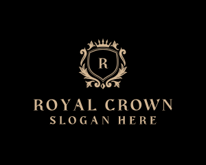 Royal Crown Shield logo design