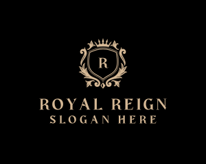 Royal Crown Shield logo design