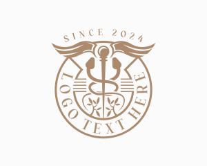 Clinic Healthcare Caduceus logo