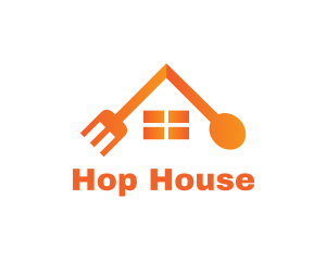 Spoon Fork House logo design