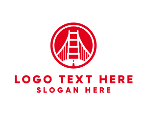 San Francisco Bridge Landmark logo design