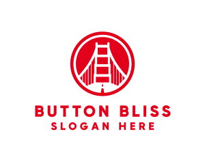 San Francisco Bridge Landmark logo design