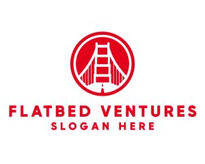 San Francisco Bridge Landmark logo design