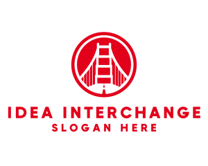 San Francisco Bridge Landmark logo design