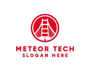 San Francisco Bridge Landmark logo design