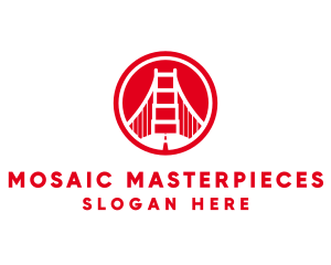 San Francisco Bridge Landmark logo design