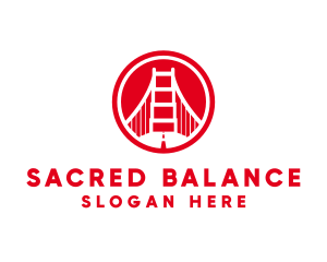 San Francisco Bridge Landmark logo design