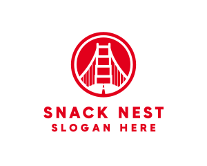 San Francisco Bridge Landmark logo design