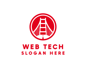 San Francisco Bridge Landmark logo design