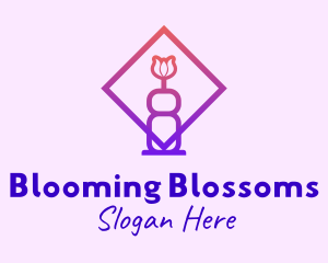 Vase Blooming Lotus logo