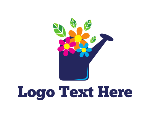 Flower Watering Can logo