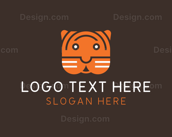 Tiger Head Zoo Logo