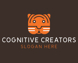 Tiger Head Zoo logo design