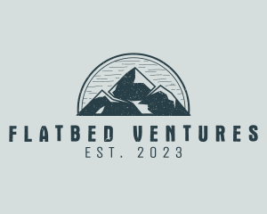 Rustic Mountain Adventure logo design