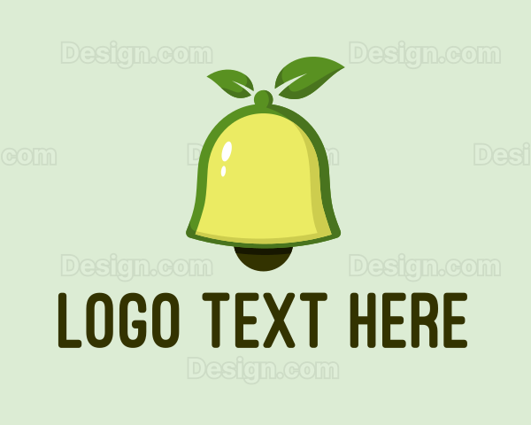 Fruit Leaf Bell Logo