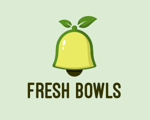 Fruit Leaf Bell logo design