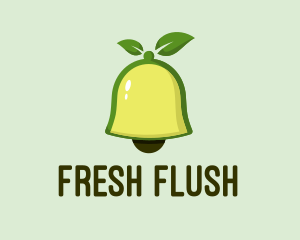 Fruit Leaf Bell logo design