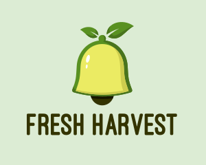 Fruit Leaf Bell logo design