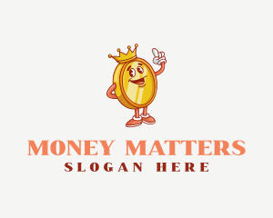 Crown Money Coin logo design